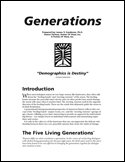 Image of "Generations in the Workplace" booklet